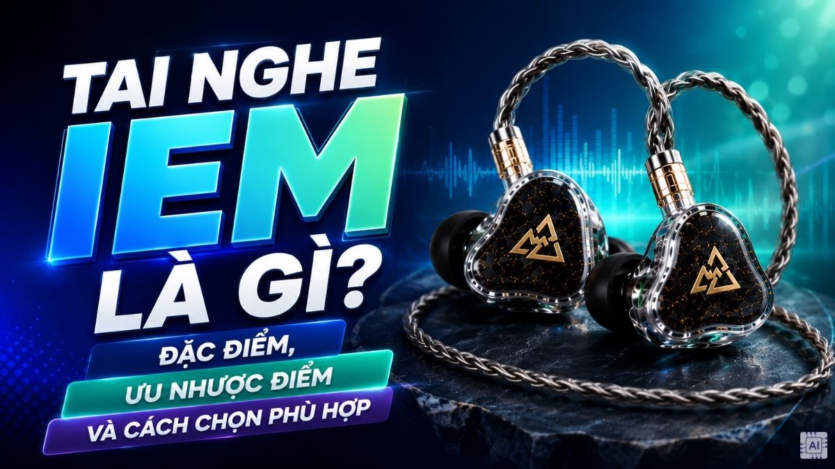Tai nghe IEM là gì? Ưu nhược điểm và cách chọn phù hợp