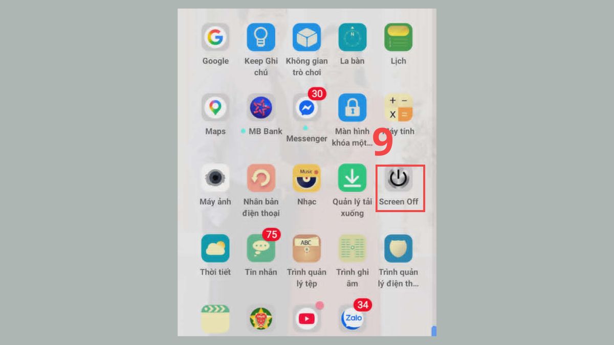 Tải nút khóa màn hình từ CH Play bước 3