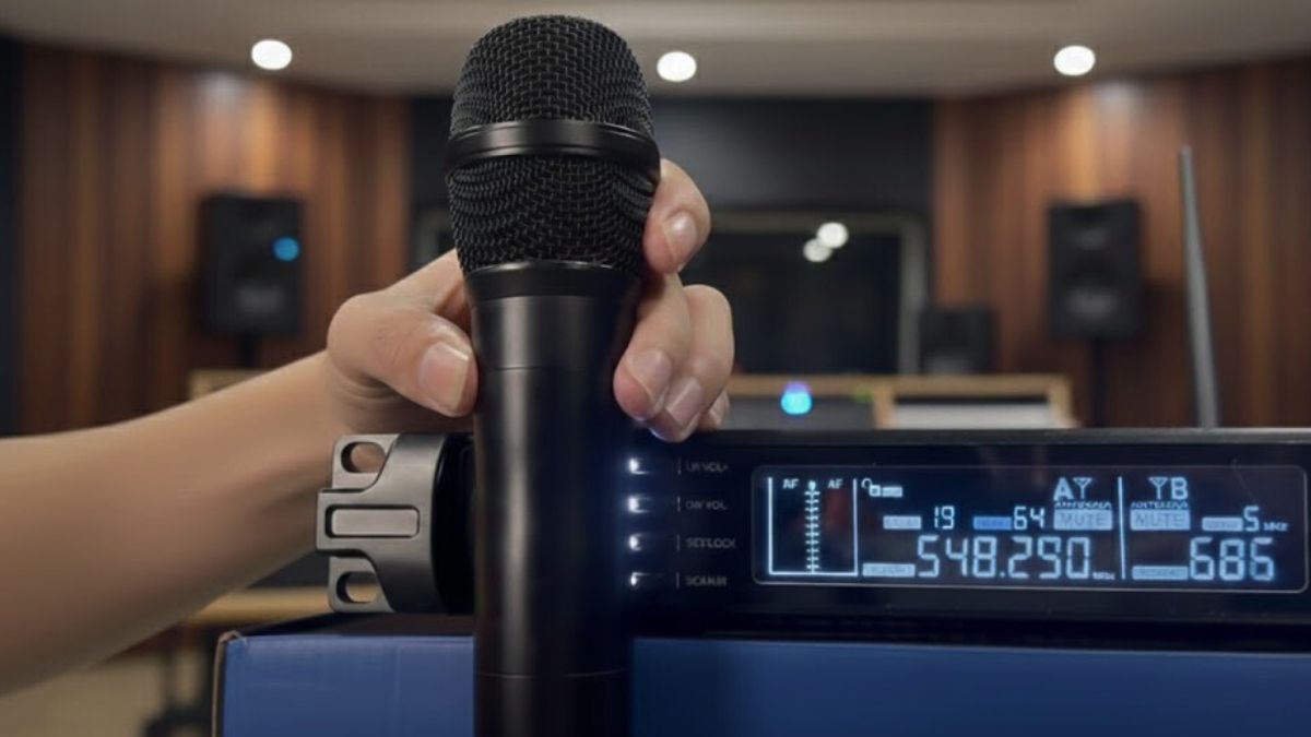  nguyên nhân tại sao micro không dây không lên tiếng Lệch tần số