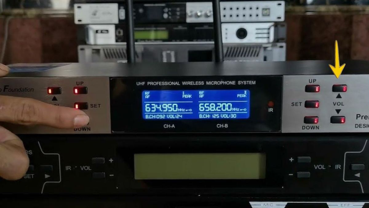 nguyên nhân tại sao micro không dây không đầu thu vang số vặn về 0