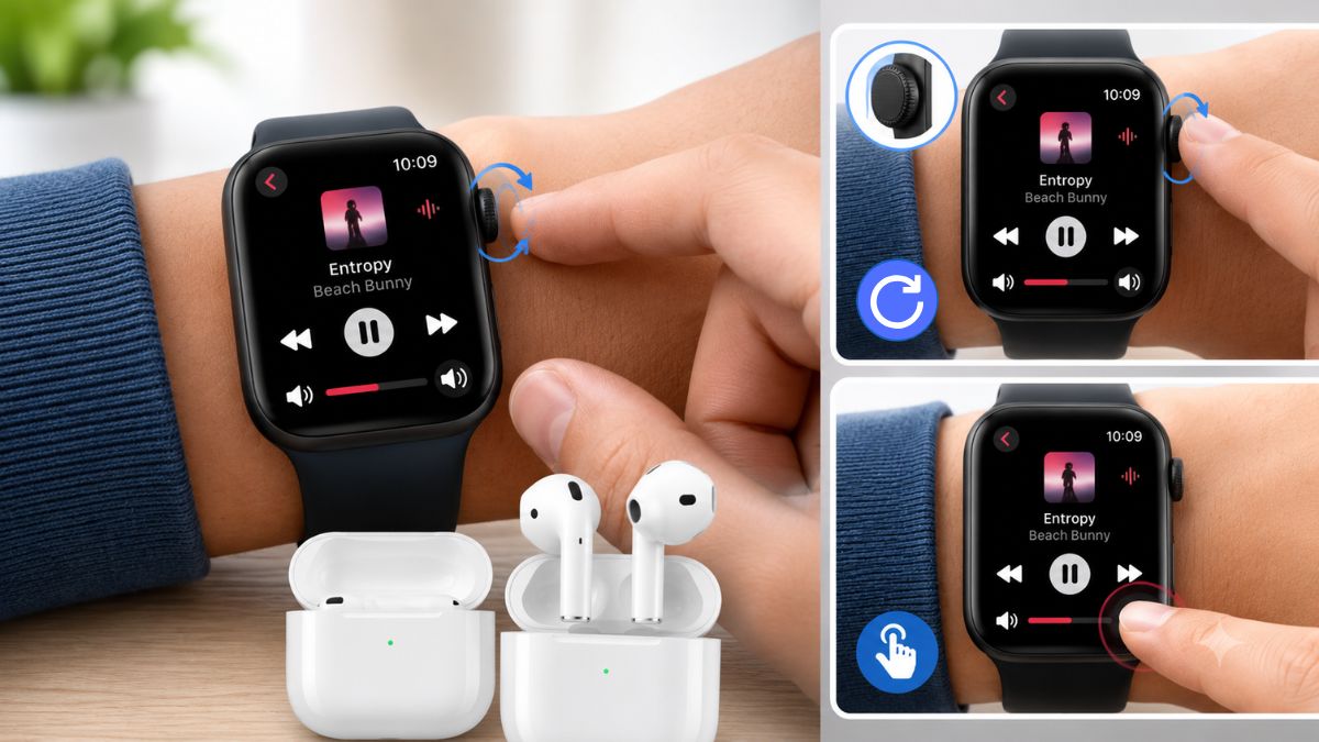 Các cách tăng giảm âm lượng AirPods 4 bằng Apple Watch