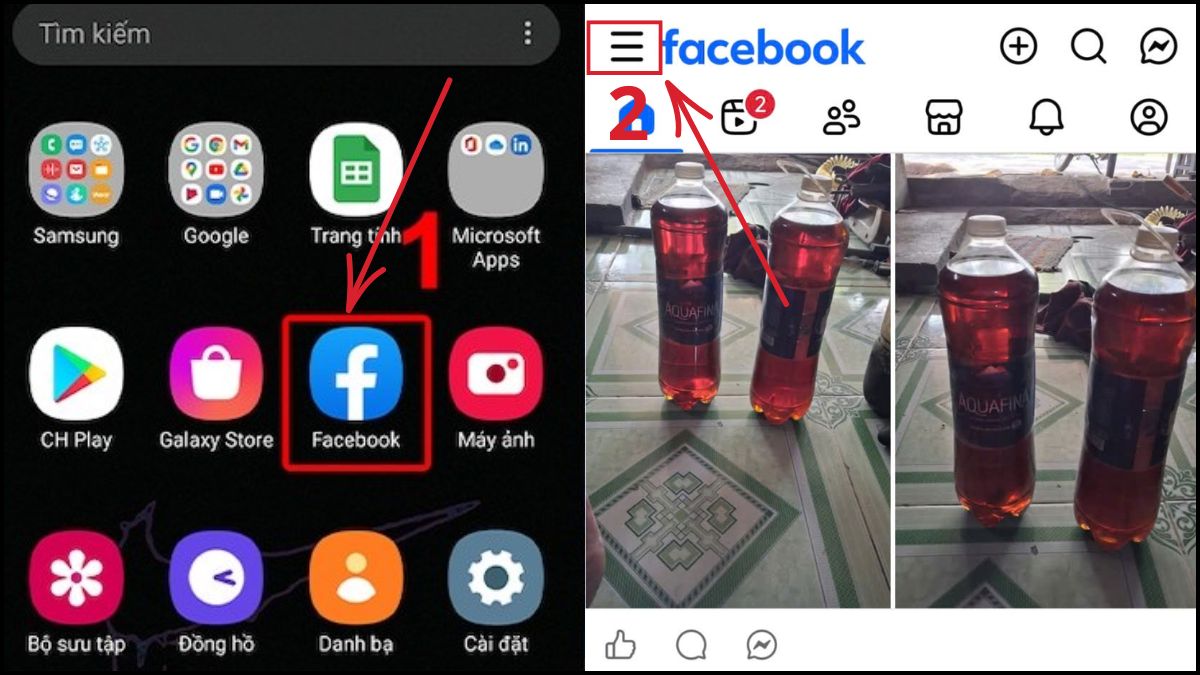 Cách tắt video tự phát trên Facebook trên Android bước 1