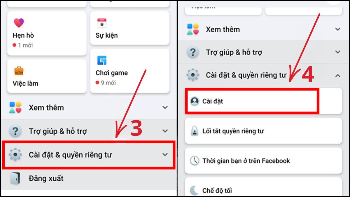 Cách tắt video tự phát trên Facebook trên Android bước 2