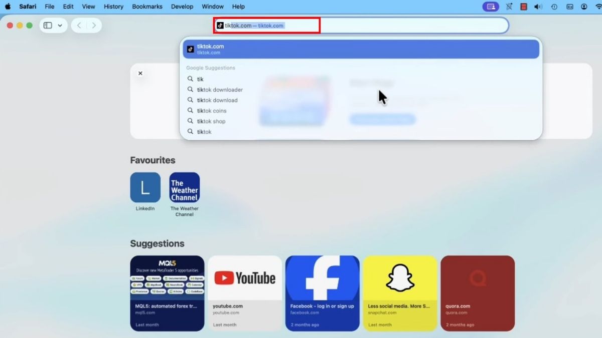 Cách tải Tiktok PC cho MacBook bước 1