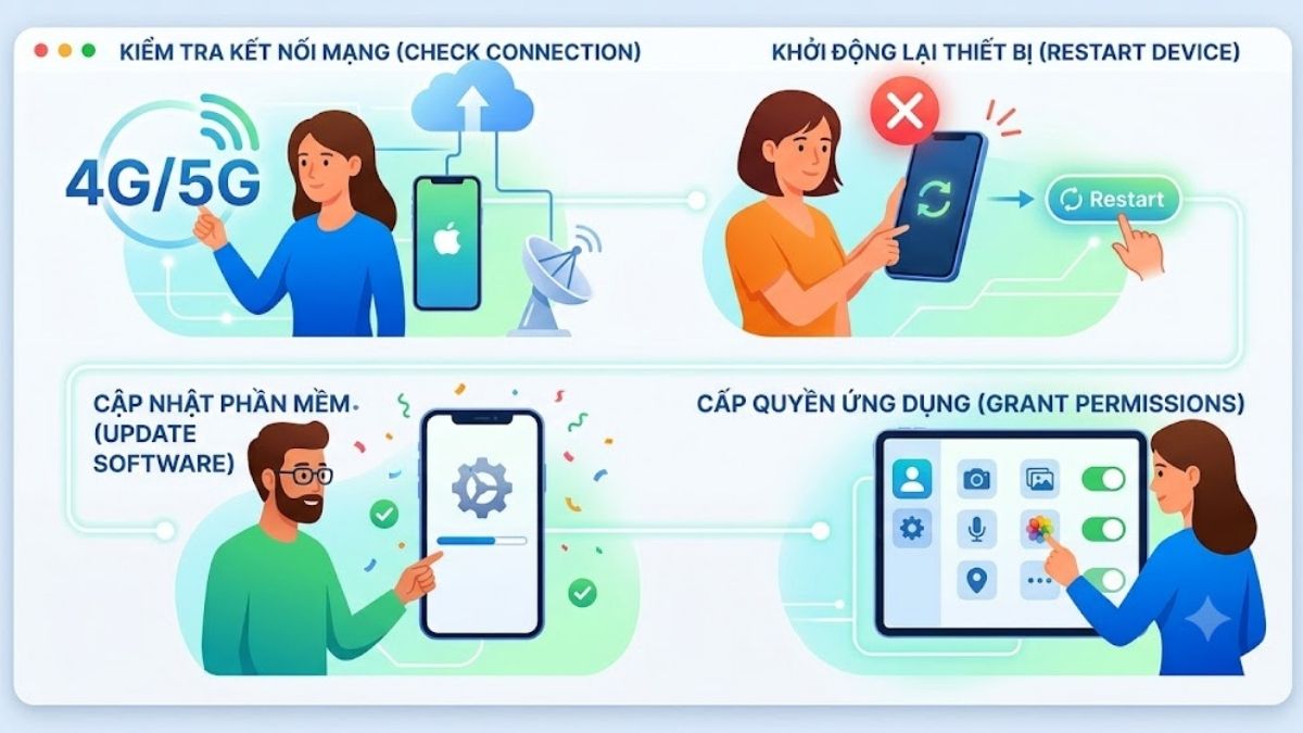 Cách sửa lỗi không tìm kiếm được hình ảnh trên iPhone