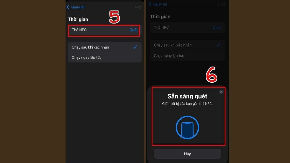 Cách bật và sử dụng tính năng NFC iPhone 11 bước 3