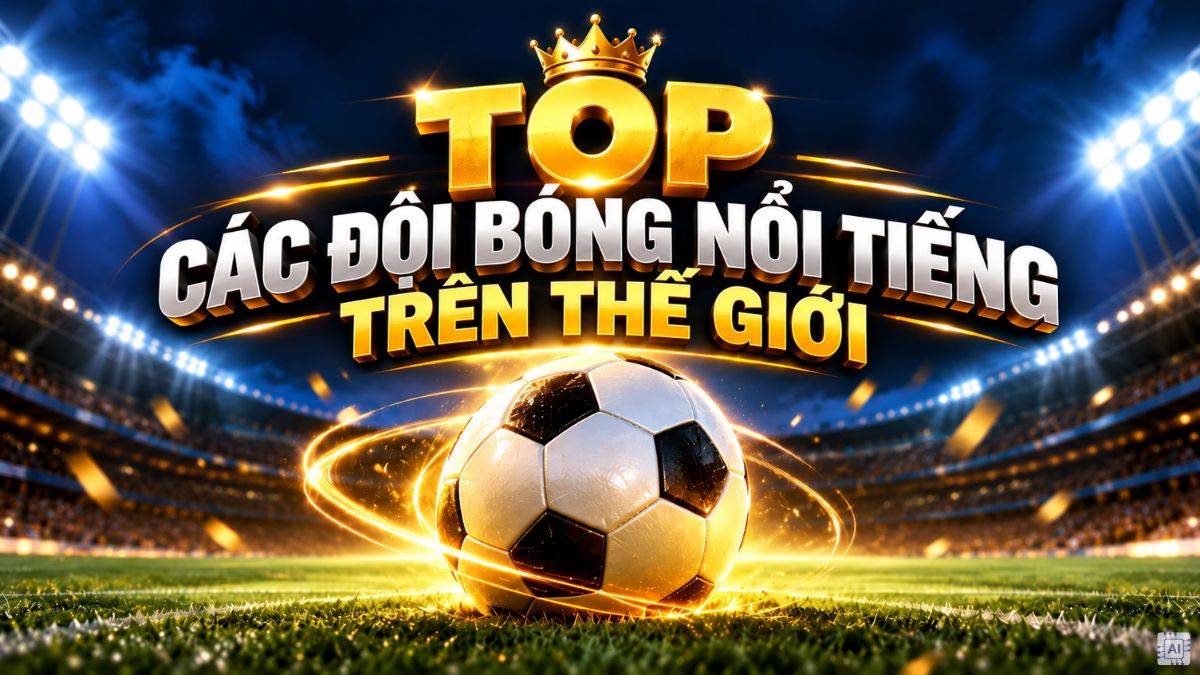 Top 15 các đội bóng nổi tiếng trên thế giới hiện nay