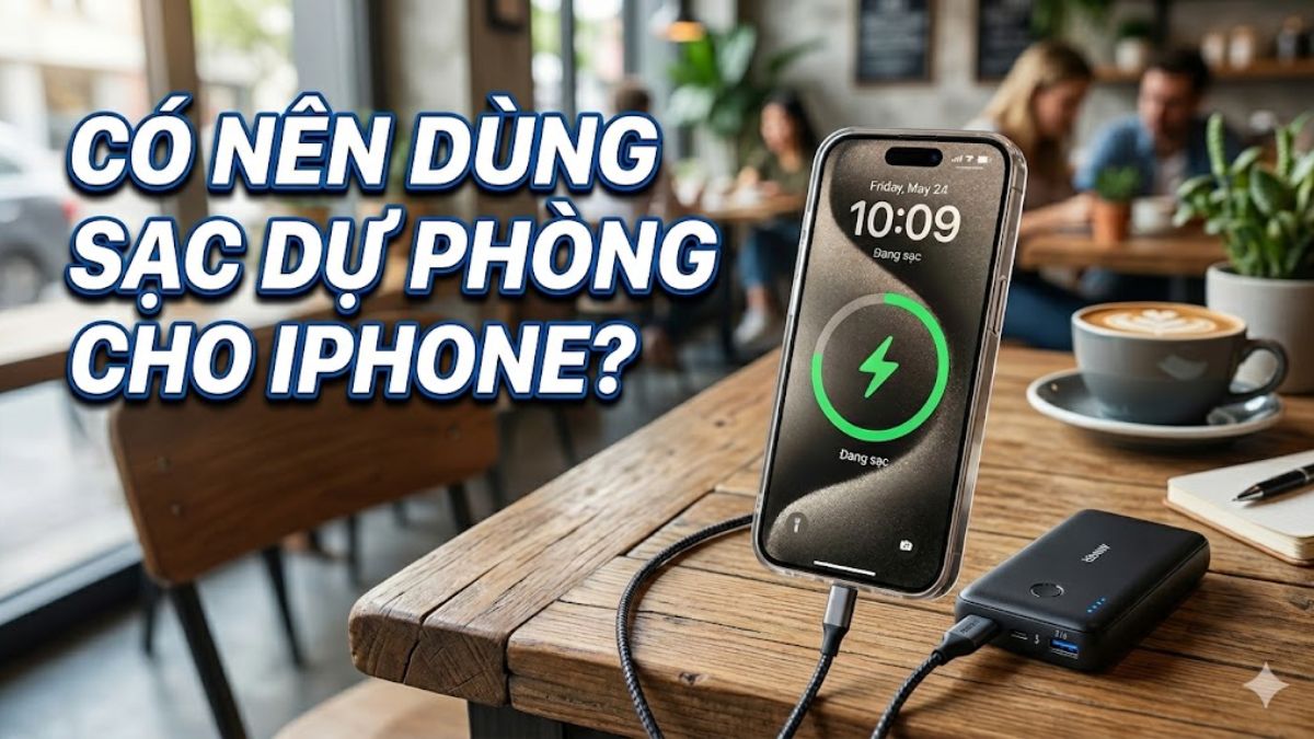 Có nên dùng sạc dự phòng cho iPhone không