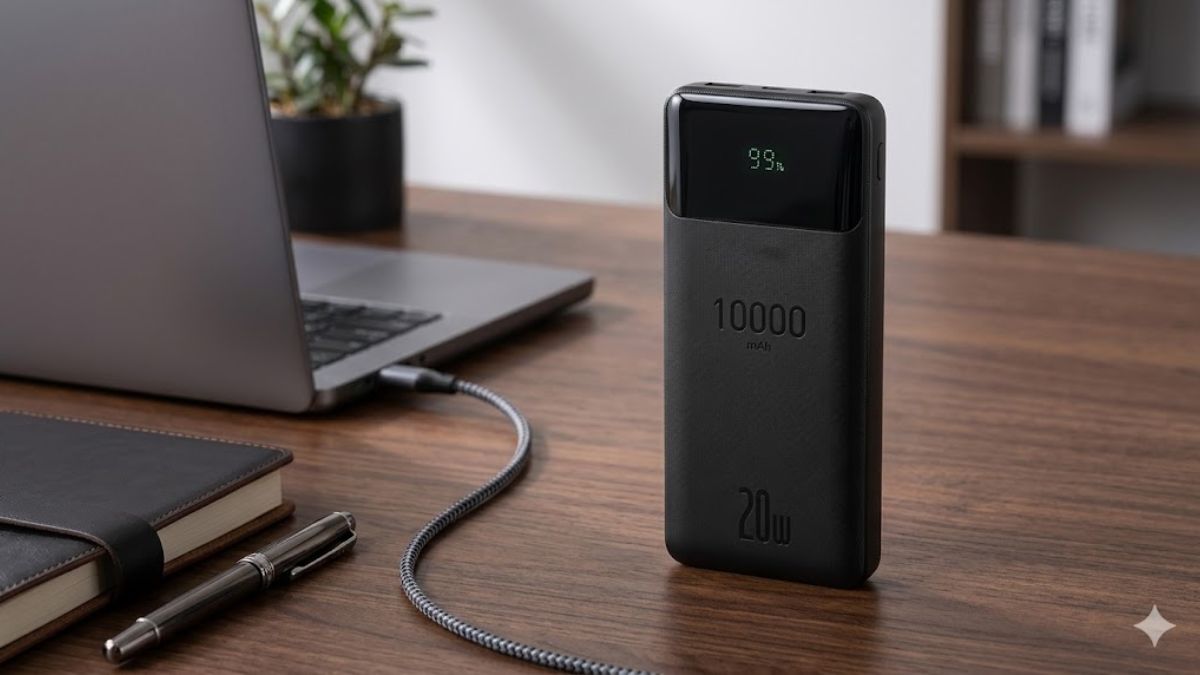 sạc dự phòng cho iPhone có dây Baseus Bipow Digital Display 20W