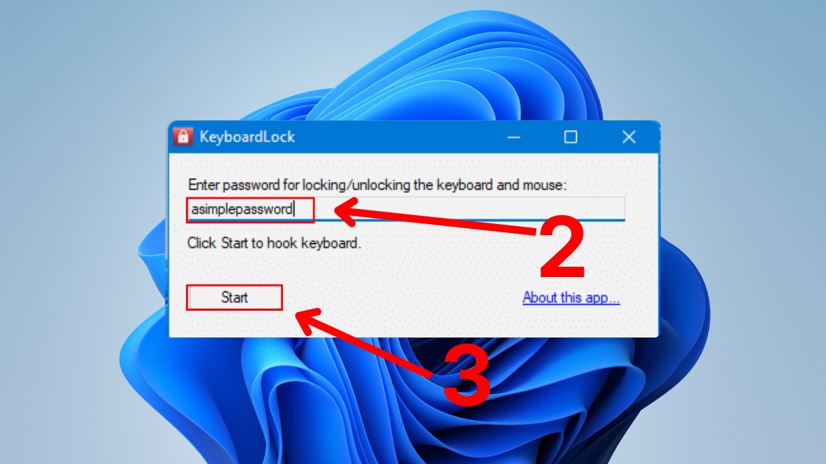 Cách khóa bàn phím laptop win 10/11 bằng KeyboardLock bước 2