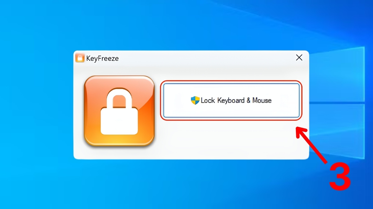 Cách tắt bàn phím laptop win 10/11 qua KeyFreeze bước 3