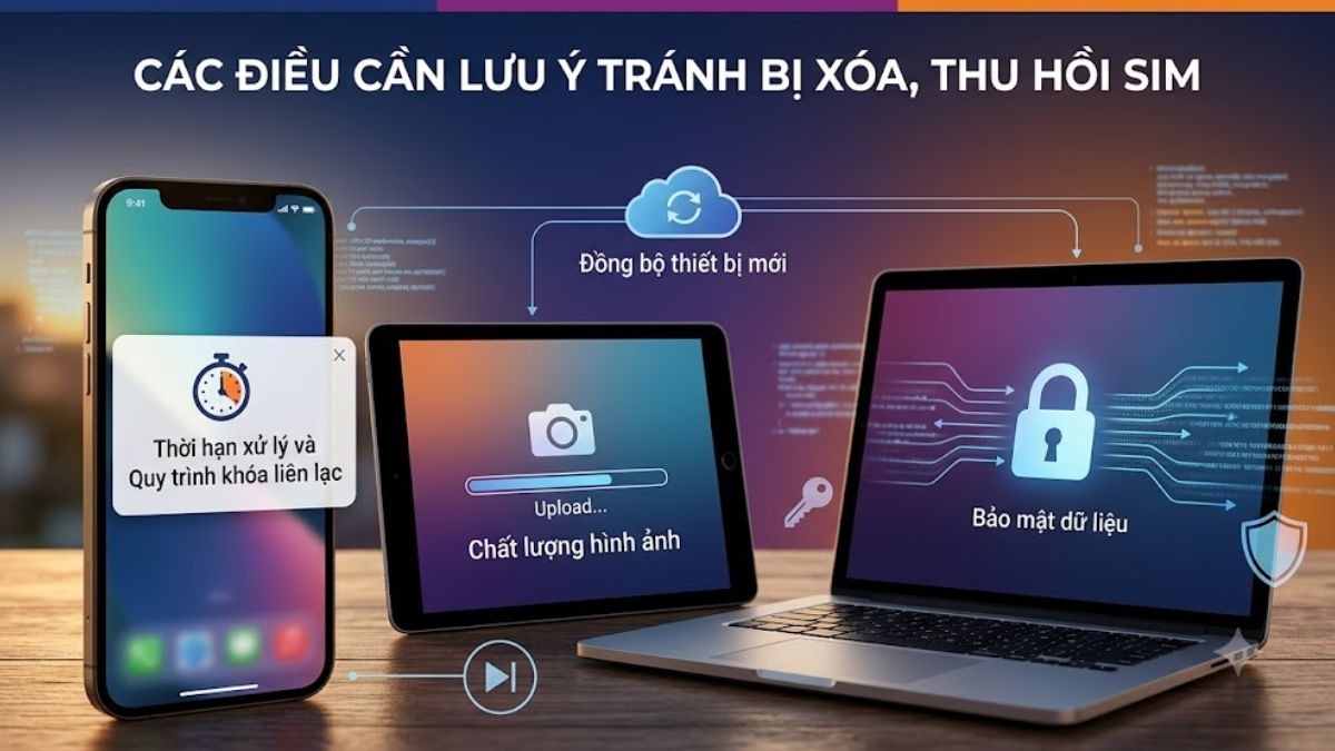 Các điều cần lưu ý tránh bị xóa, thu hồi SIM