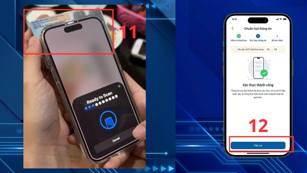 Xác thực nhanh qua app My MobiFone bước 4