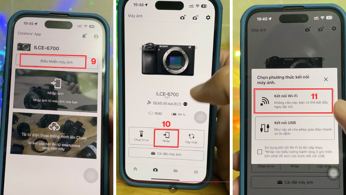 Cách xuất ảnh từ máy ảnh Sony bằng Creators App bước 4