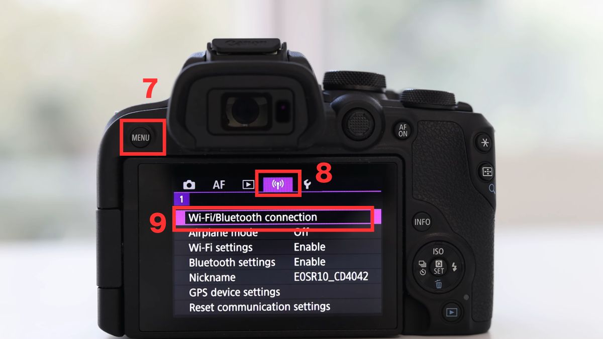 Cách xuất ảnh từ máy ảnh Canon ra điện thoại bằng Canon Camera Connect bước 3