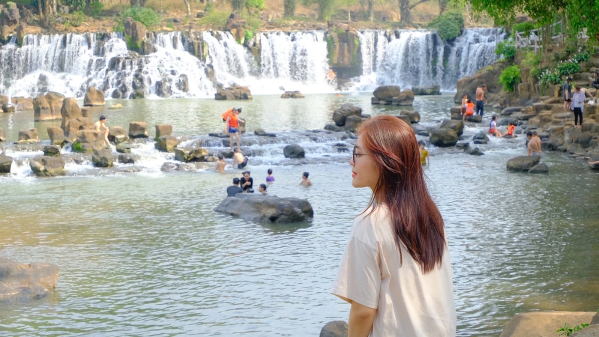 Ảnh đẹp Đồng Nai dòng thác Giang Điền mát lành giữa thiên nhiên
