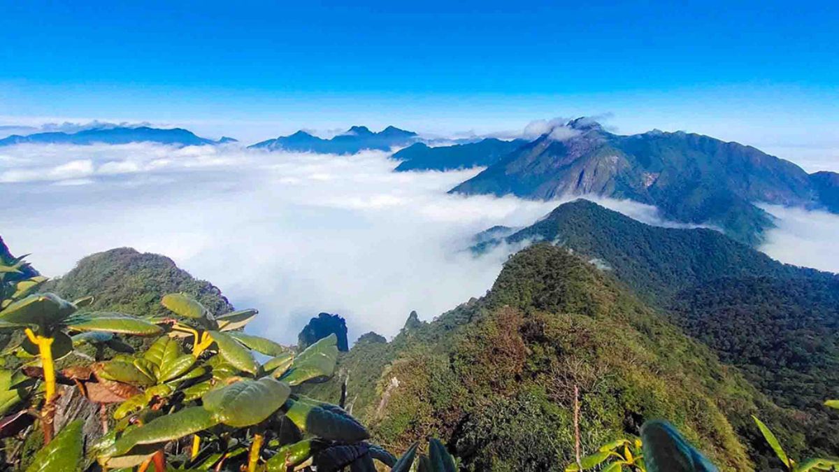 Ảnh đẹp Lai Châu đèo cao hiểm trở.