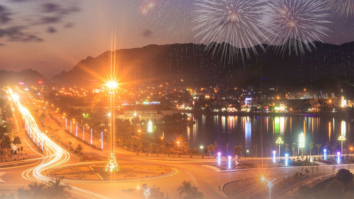 Ảnh đẹp Lai Châu sương đêm bảng lảng.