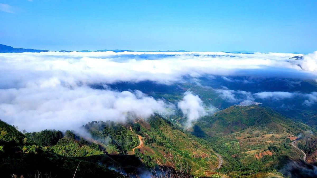 Ảnh đẹp Lai Châu núi non trùng điệp.