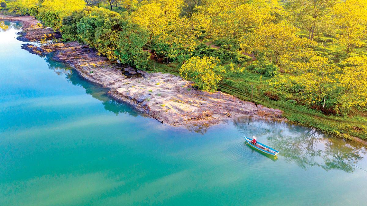 Ảnh đẹp Long An trong trẻo, tự nhiên.
