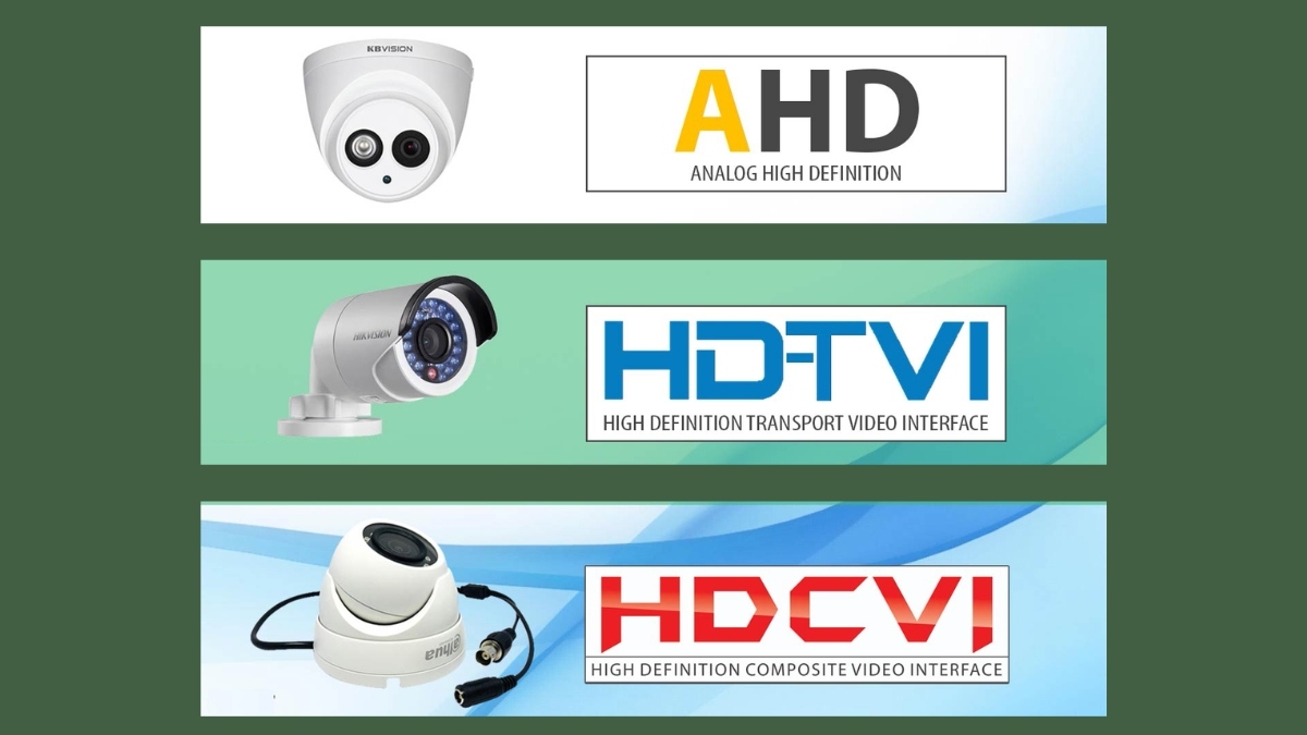 Sự khác biệt giữa camera HDCVI với camera AHD và HDTVI