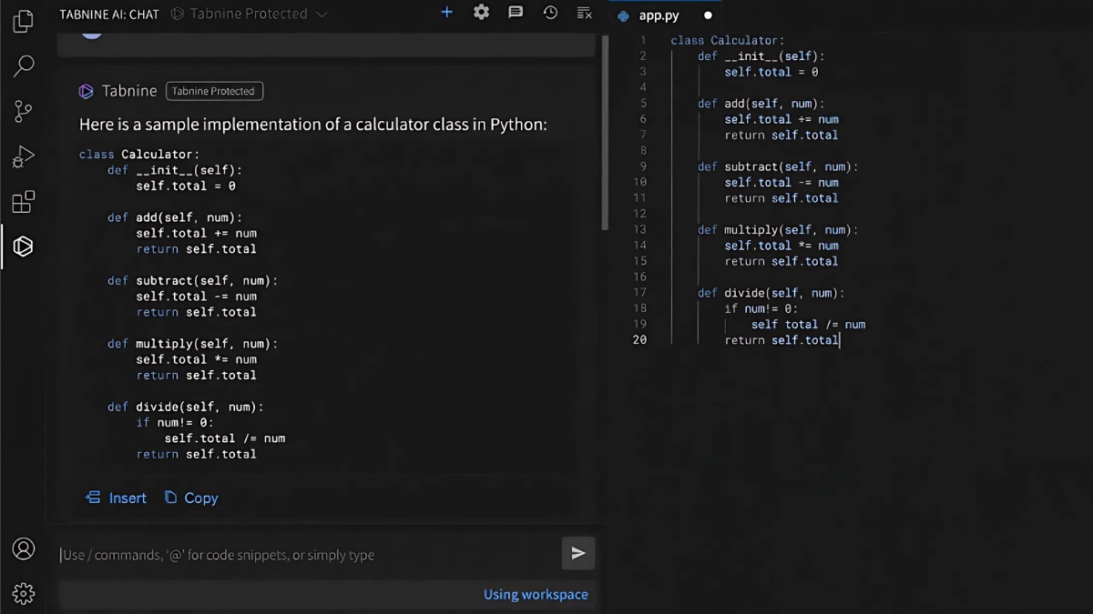 Extension Visual Code - Tabnine