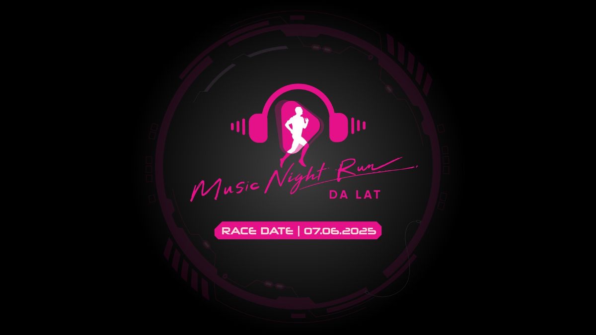 Giải chạy Da Lat Music Night Run 2025 kịch tính.