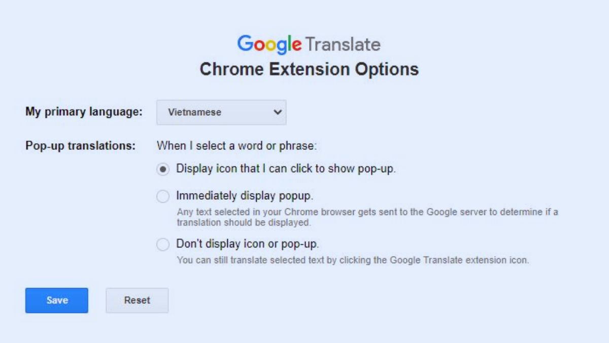 Đặc điểm nổi bật của Google Translate Extension