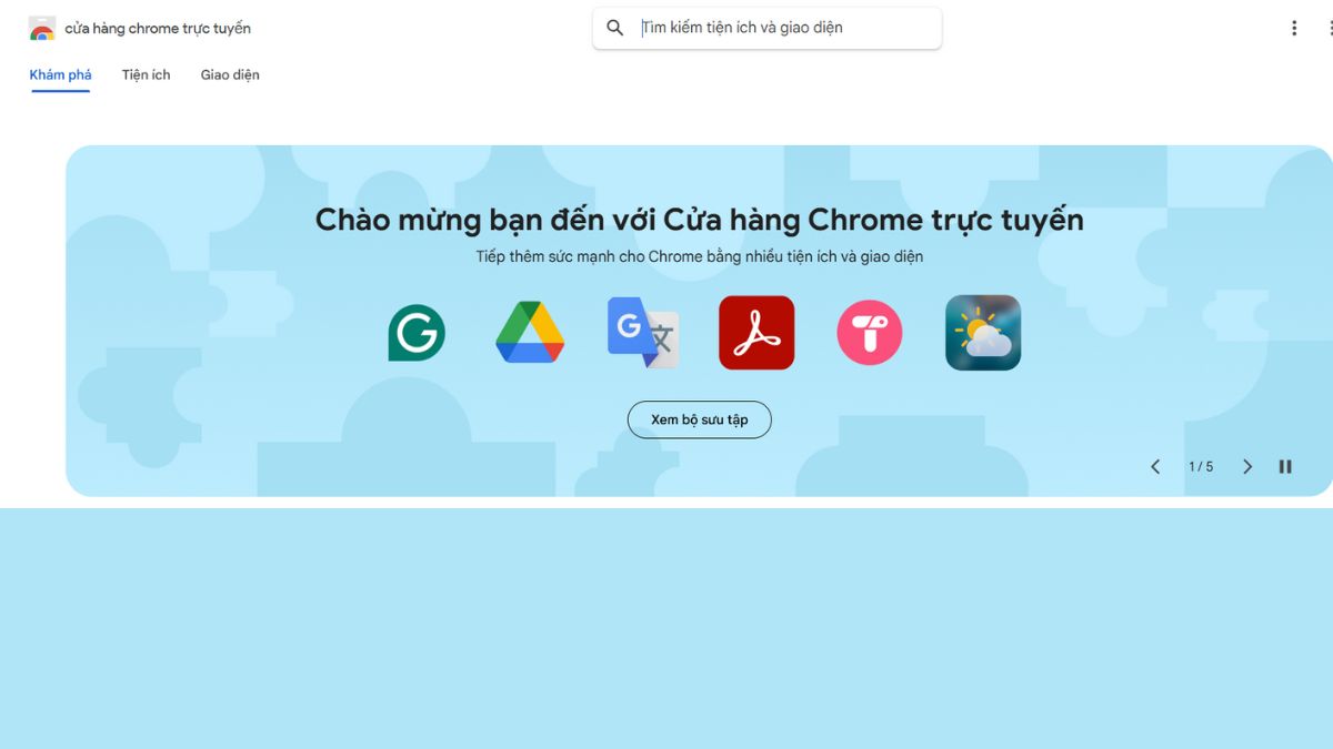 Cách cài đặt Google Translate Extension trên máy tính - bước 1