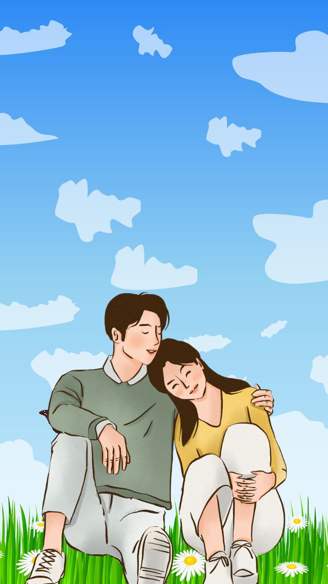Hình nền tình yêu 3D nhẹ nhàng
