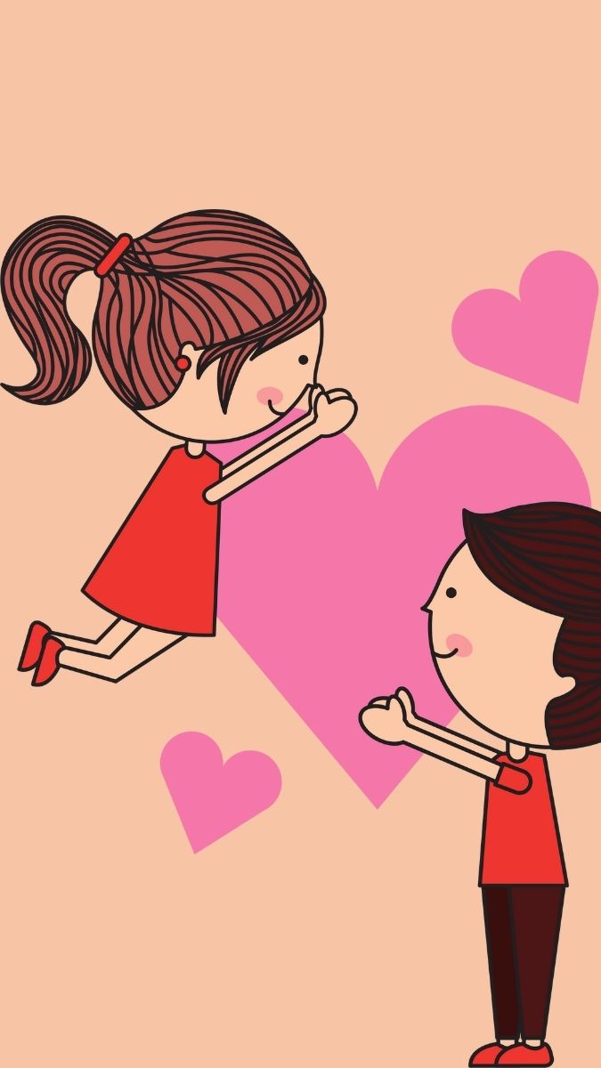 Hình nền tình yêu 3D cute
