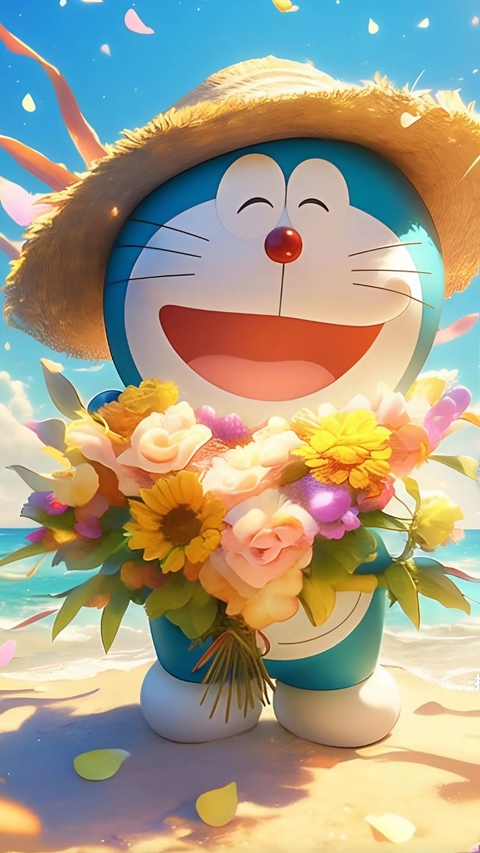 Hình nền Doraemon cute phong cách