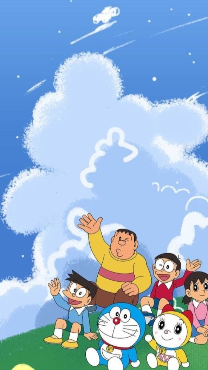 Hình nền Doraemon cute hoạt hình