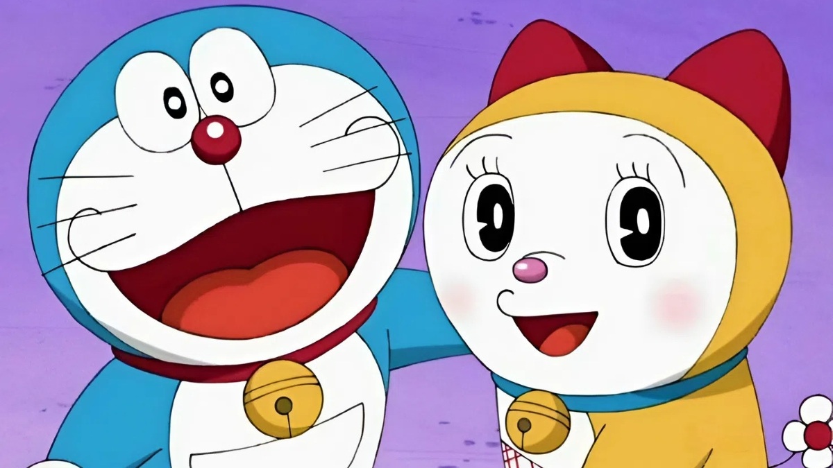 Hình nền Doraemon cute và Dorami tỏa sáng rực rỡ