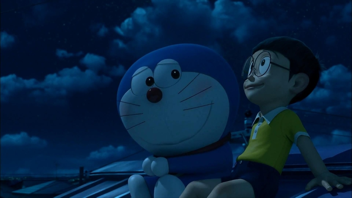 Hình nền Doraemon cute 4K cho máy tính dễ thương