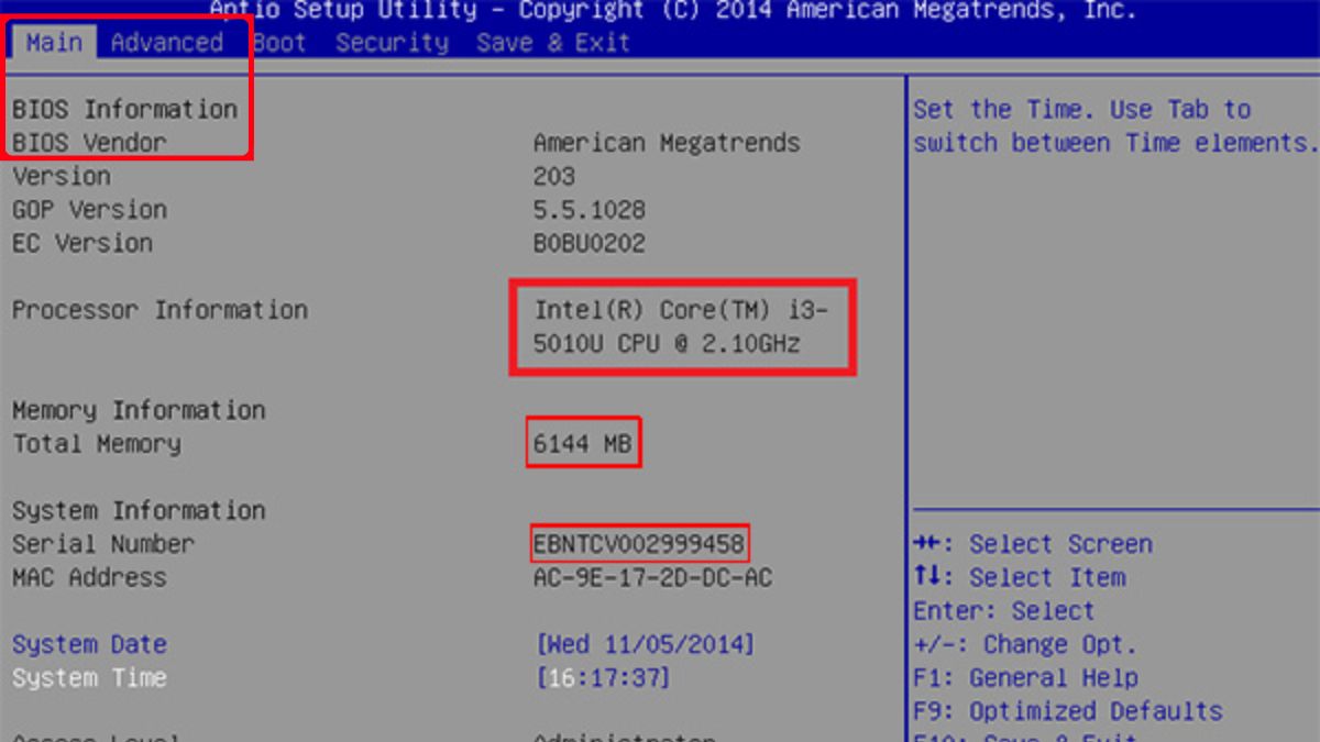 Kiểm tra sức khỏe ổ cứng SSD bằng cách kiểm tra BIOS