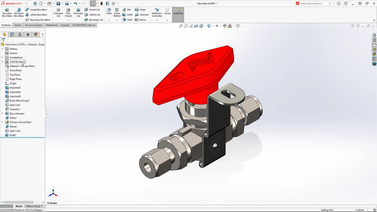 Phần mềm thiết kế đồ họa Solidworks