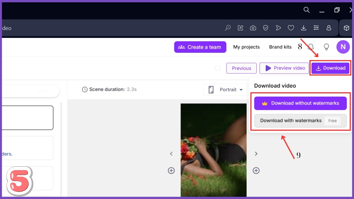 Cách sử dụng Pictory AI - Bước 5