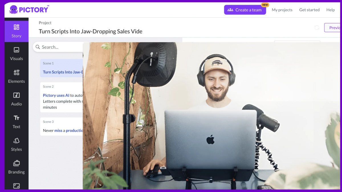 Cách thức hoạt động của Pictory AI