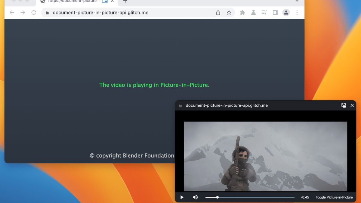 Picture in Picture Extension giúp người dùng xem được video trong một cửa sổ thu gọn
