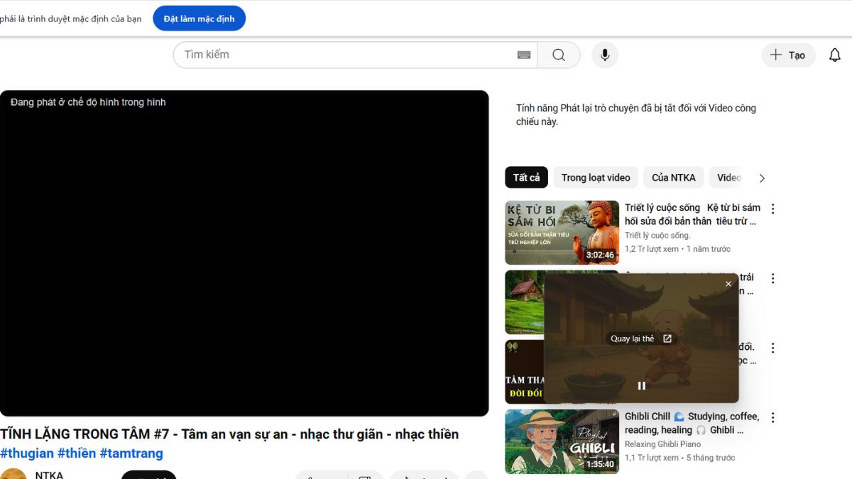 Cách sử dụng Picture in Picture Extension - bước 2