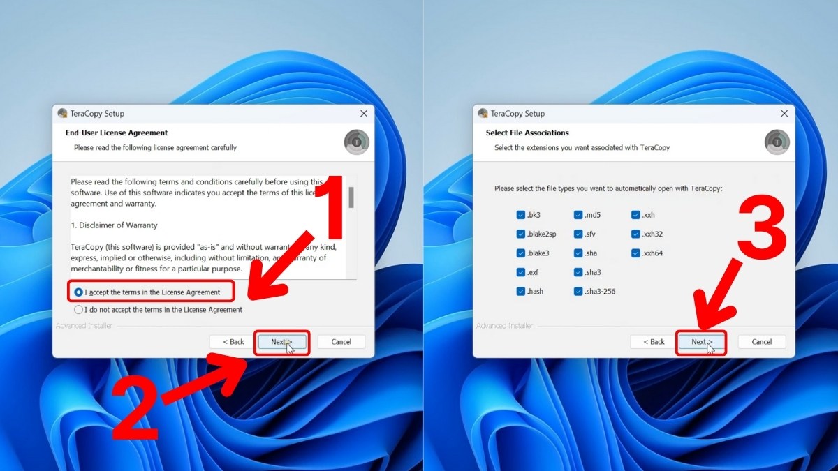 Cách tải và cài đặt phần mềm TeraCopy bước 2