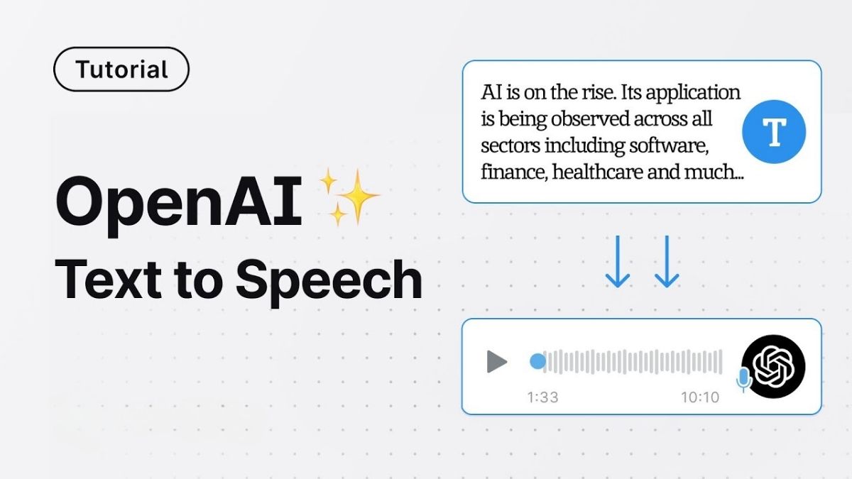 Text To Speech OpenAI tái hiện giọng nói sống động từ văn bản