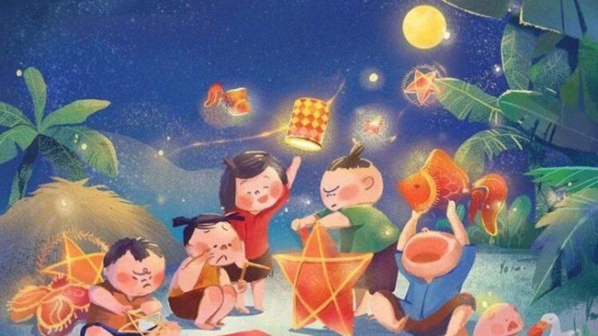 Vẽ tranh Tết Trung Thu truyền thống