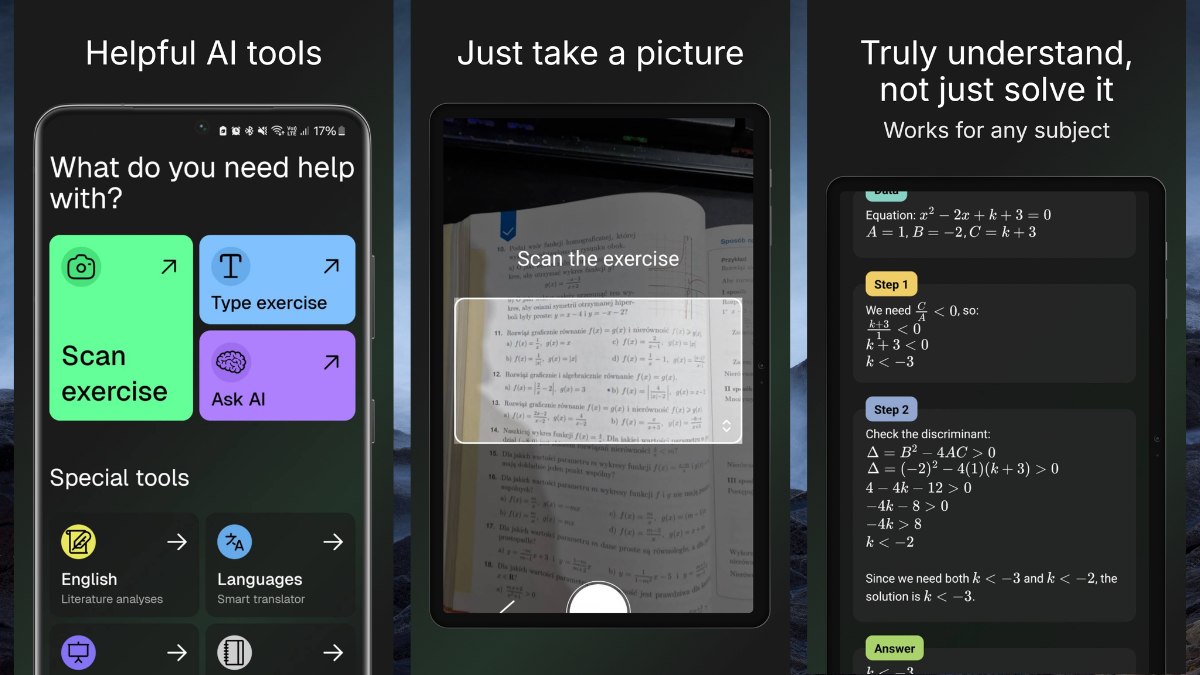 App giải Vật lý chính xác.