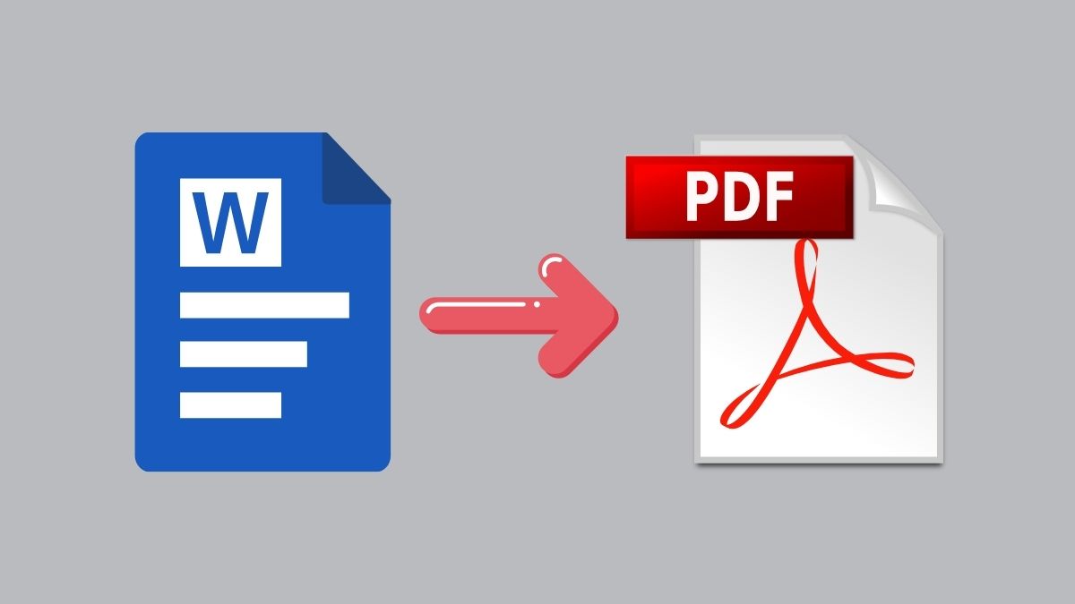 Cách chuyển file Word sang PDF hiệu quả