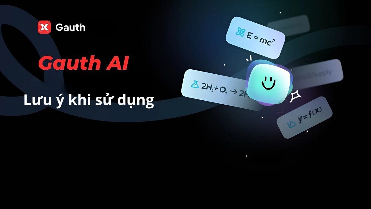 Các lưu ý khi sử dụng app Gauth