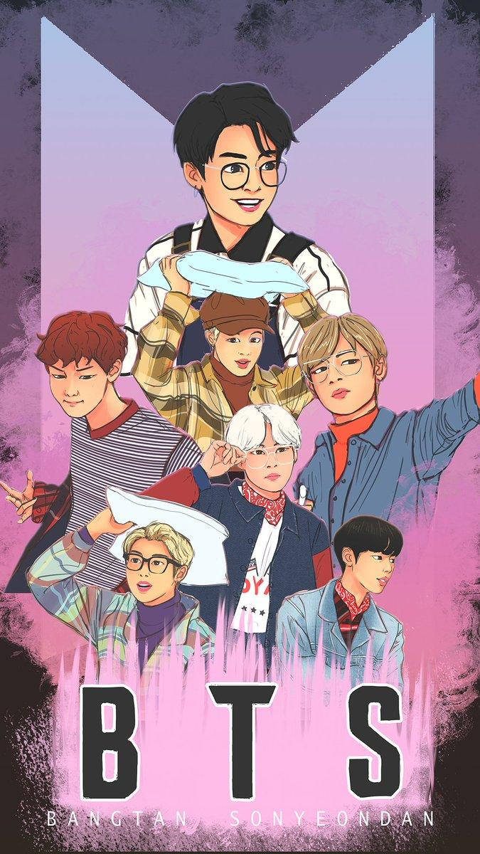 Hình nền BTS đẹp mê.