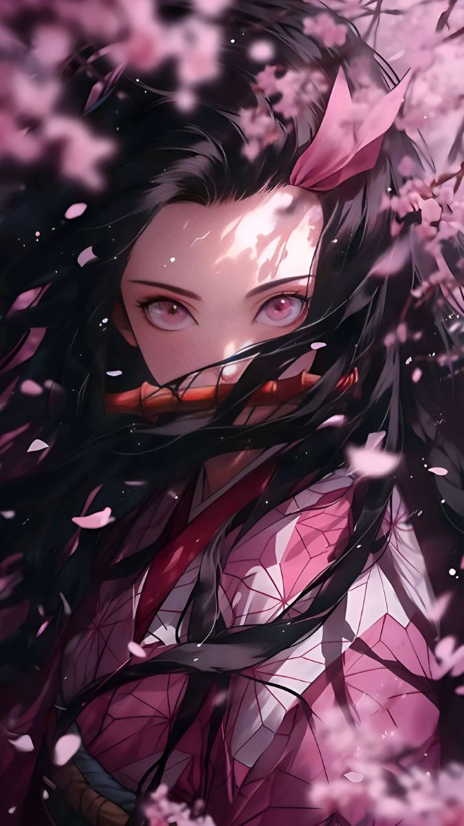 Hình nền Nezuko lặng lẽ