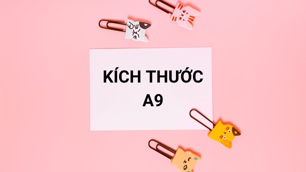 Tiêu chuẩn Bắc Mỹ của kích thước A9